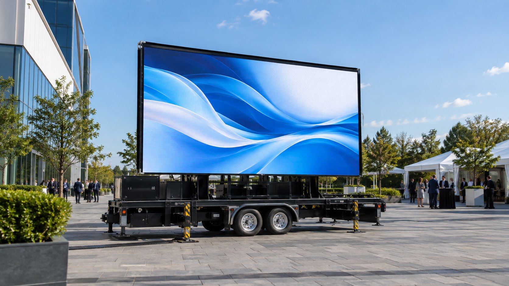 Mobile LED trailer