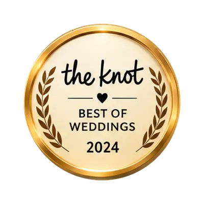 The Knot Best of Weddings 2024 award