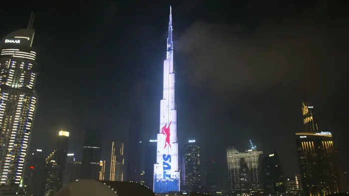 TVS Burj Khalifa Projection Mapping by Max AV Production